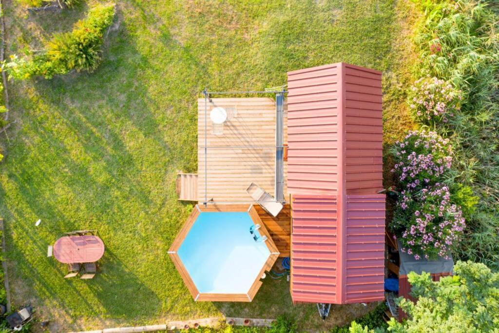 Myinsolite - Tiny-House, Jacuzzi, Brasero, Piscine Aigues-Mortes Exterior photo