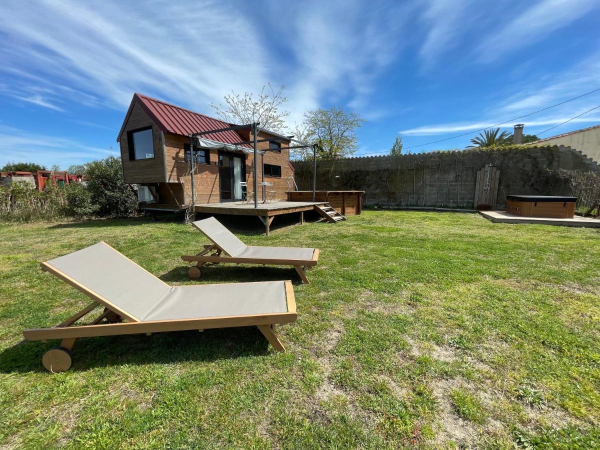 Myinsolite - Tiny-House, Jacuzzi, Brasero, Piscine Aigues-Mortes Exterior photo